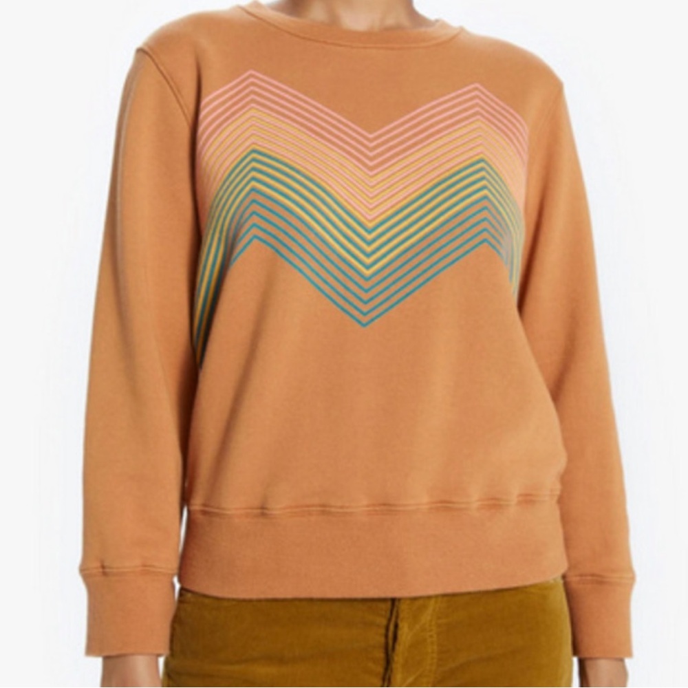 MOTHER 3/4 Sleeve Koozie Sweatshirt - Top of the Mountain